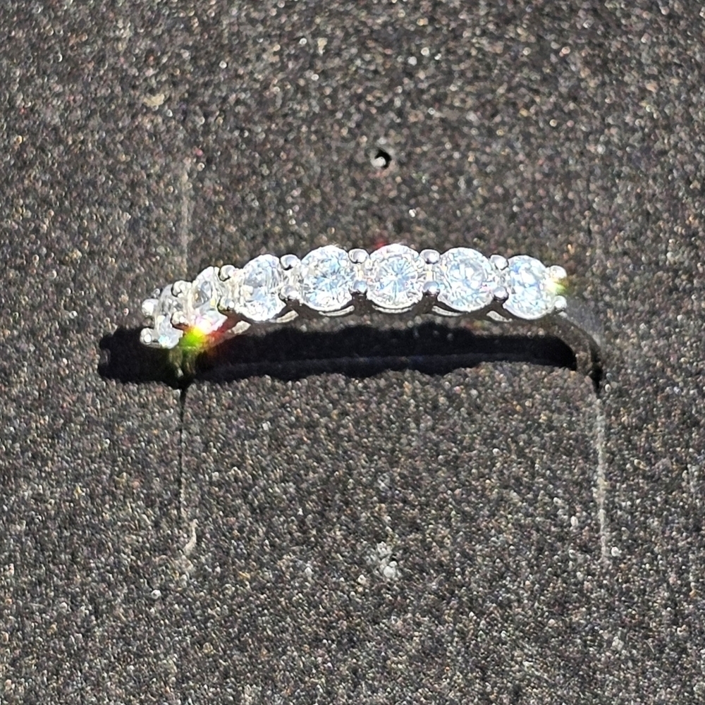 S925 Sterling Silver Zircon Ring